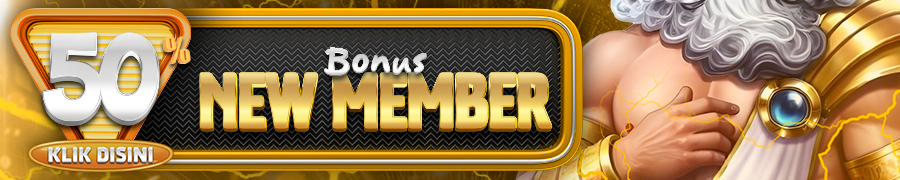 BONUS NEW MEMBER 50%